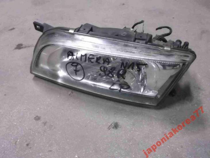 Nissan Almera N15 1997 1998 Lampa Lewa Przednia