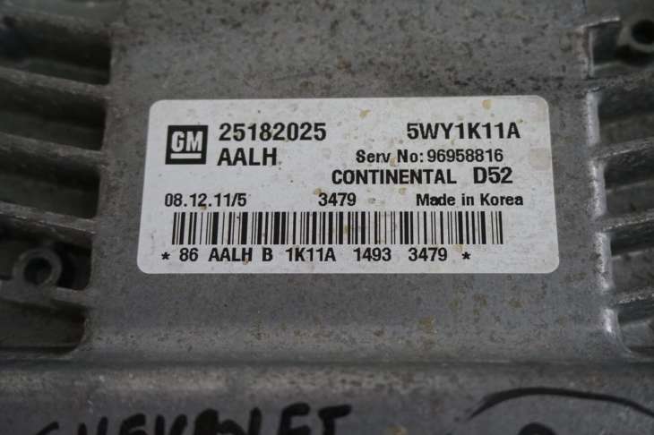 Chevrolet Spark Sterownik Silnika 5wy1k11a Nr.90 - Image 2