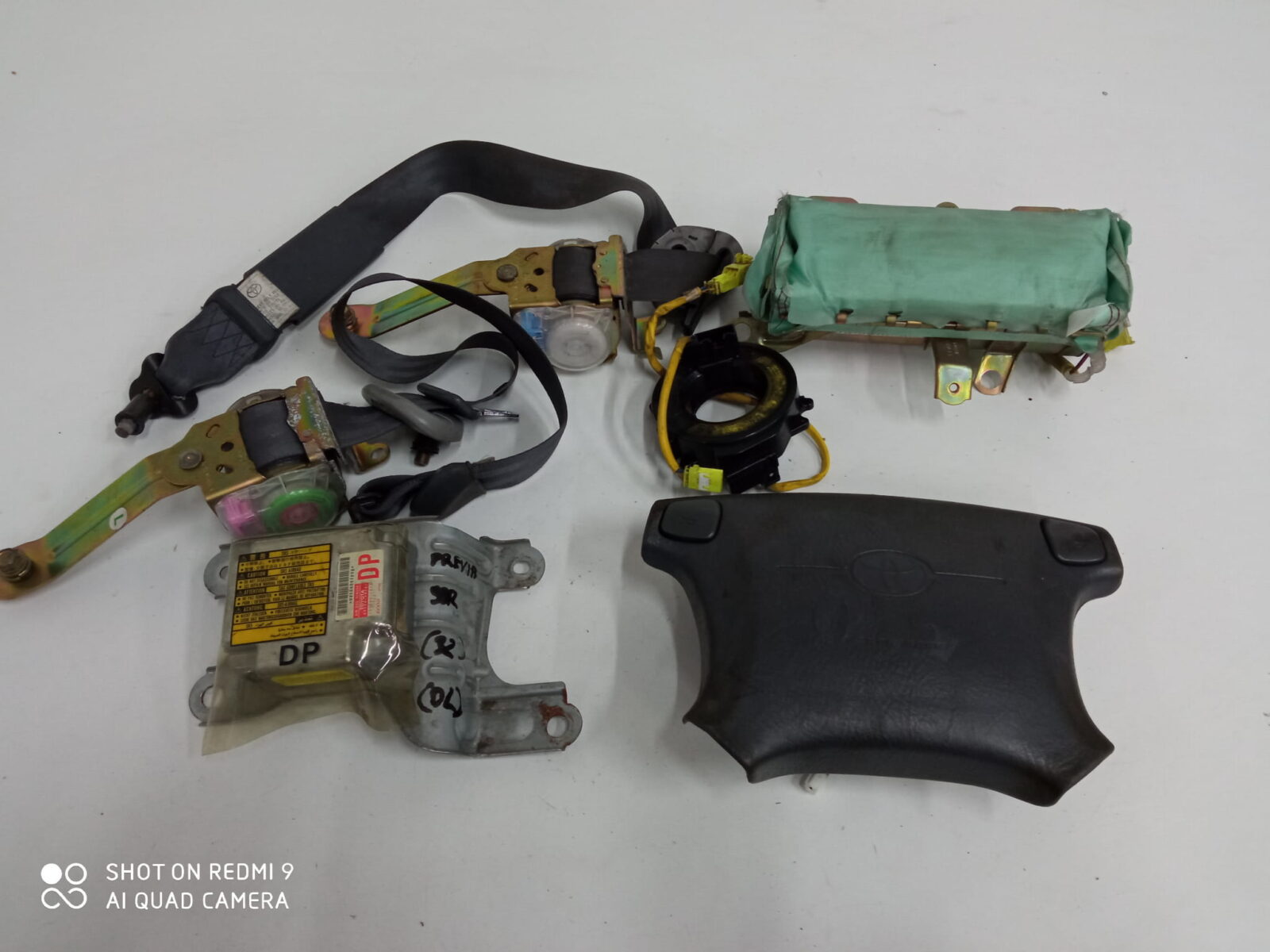 Toyota PreVIa I Poduszki Powietrzne Airbag Zestaw 152300-1660 89170-28081