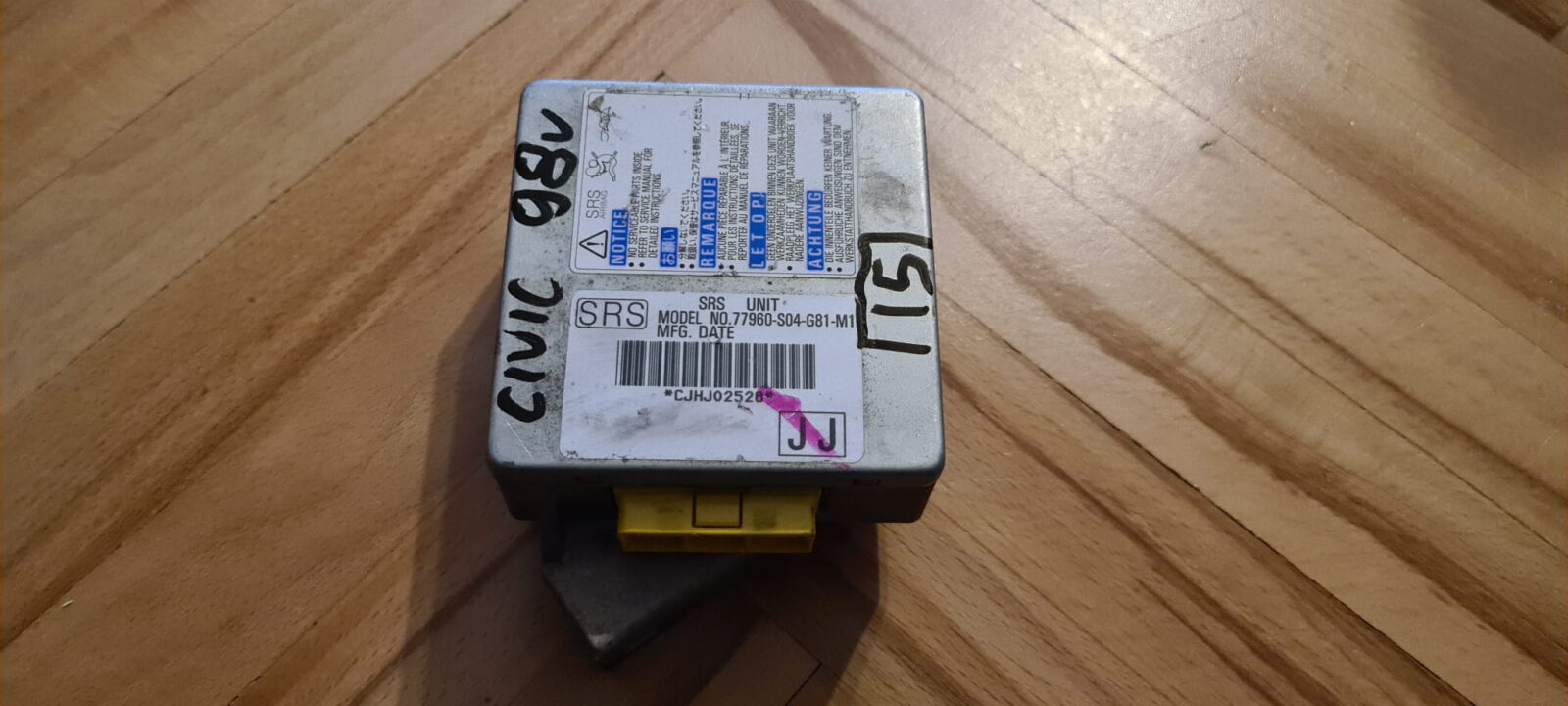 CIVIc VI 98r Sterownik Moduł Sensor Air Bag 77960-S04-G81-M1