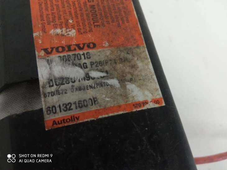 Volvo S60 V70 Poduszka Powietrzna Fotela Prawa 601321600b 8687018 - Image 4