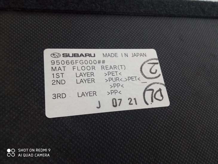 Subaru Impreza Gh III Podłoga Półka Wykładzina Mata Bagażnika 95066fg000 - Image 3