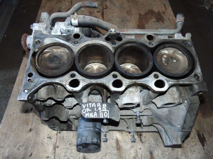 Suzuki Grand VItara 2007r 1.6b M16a Blok Silnik Wal Tłoki 11200-54ga5 ; 12221-54gb0 ; 1216054gb0