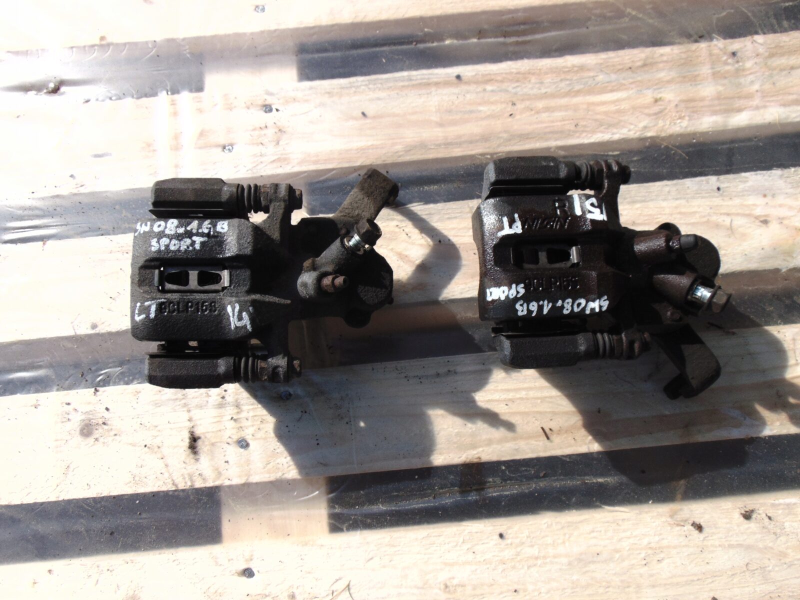 Suzuki Swift III Mk6 Sport Zaciski Hamulcowe Tylne
