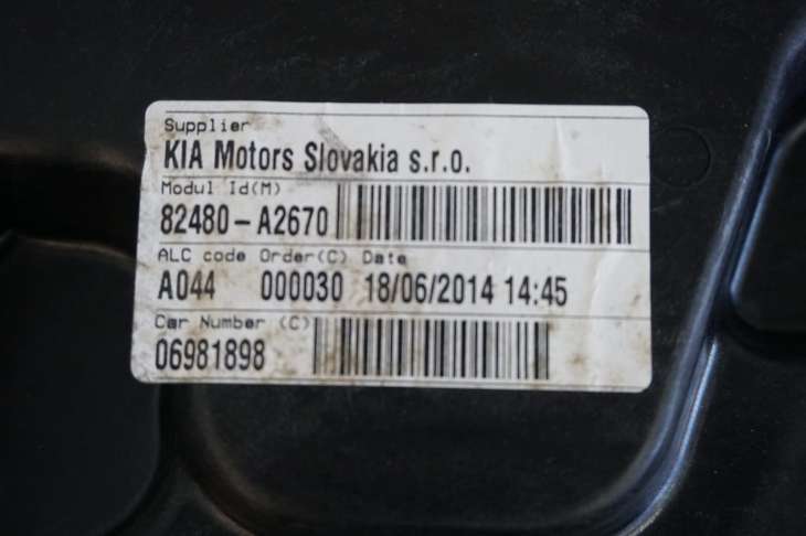 Kia Pro Ceed II Mechanizm Szyby 82480-A2670 82460-A2710 - Image 2