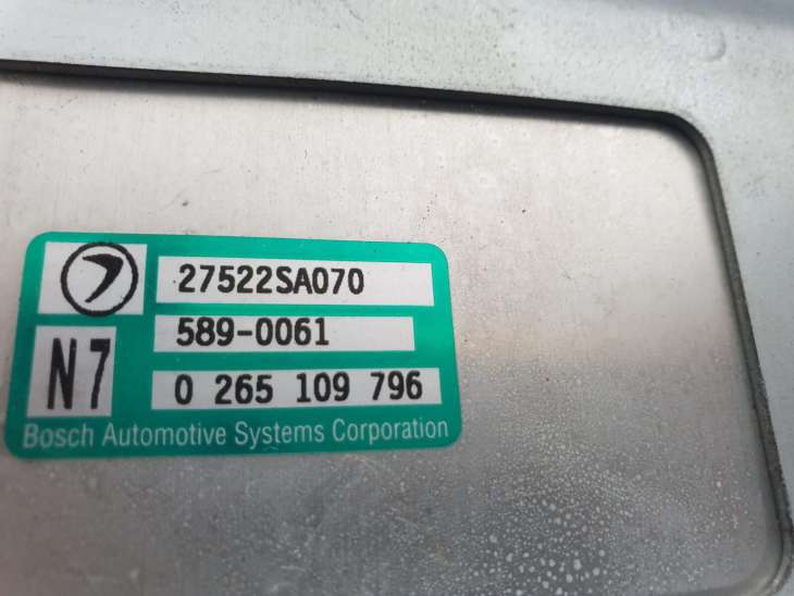 Subaru Forester Sg 2.5 Turbo Komputer Sterownik 27522sa070 - Image 3