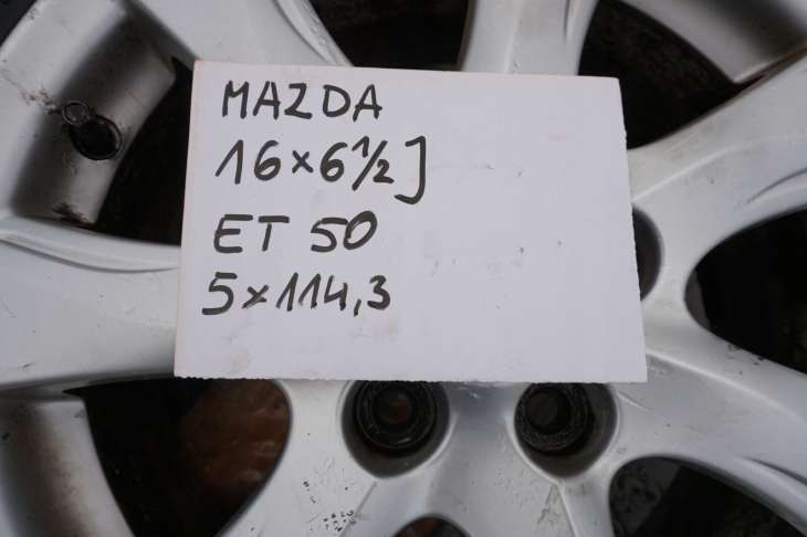 Mazda 3 Bl Felgi 16 5x114.3 205/55r16 Et50 Nr.26 - obrazek 2