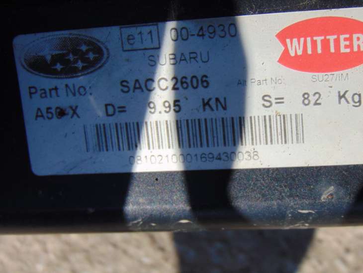 Subaru Outback III Hak Holowniczy Witter Sacc2606 - Image 4