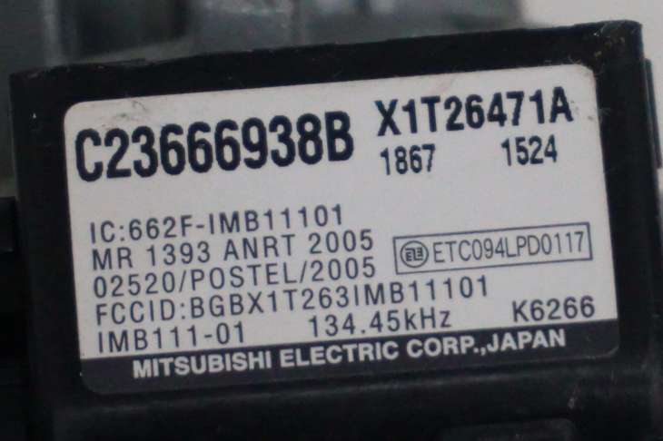 Mazda 3 Bl 2010r Stacyjka Kluczyk C23666938b - Image 4