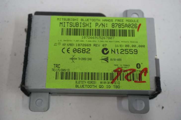 Mitsubishi Asx 2013r 1.8 Did Sterownik Moduł Bluetooth 8785a026