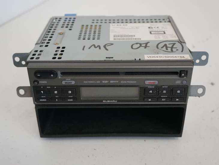 Subaru Impreza Gd Forester Radioodtwarzacz Radio Cd Dc643/92 Ic