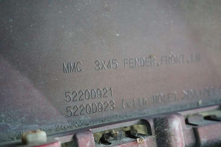 Mitsubishi Asx Błotnik Lewy Przedni P26 5220d921 - Image 4