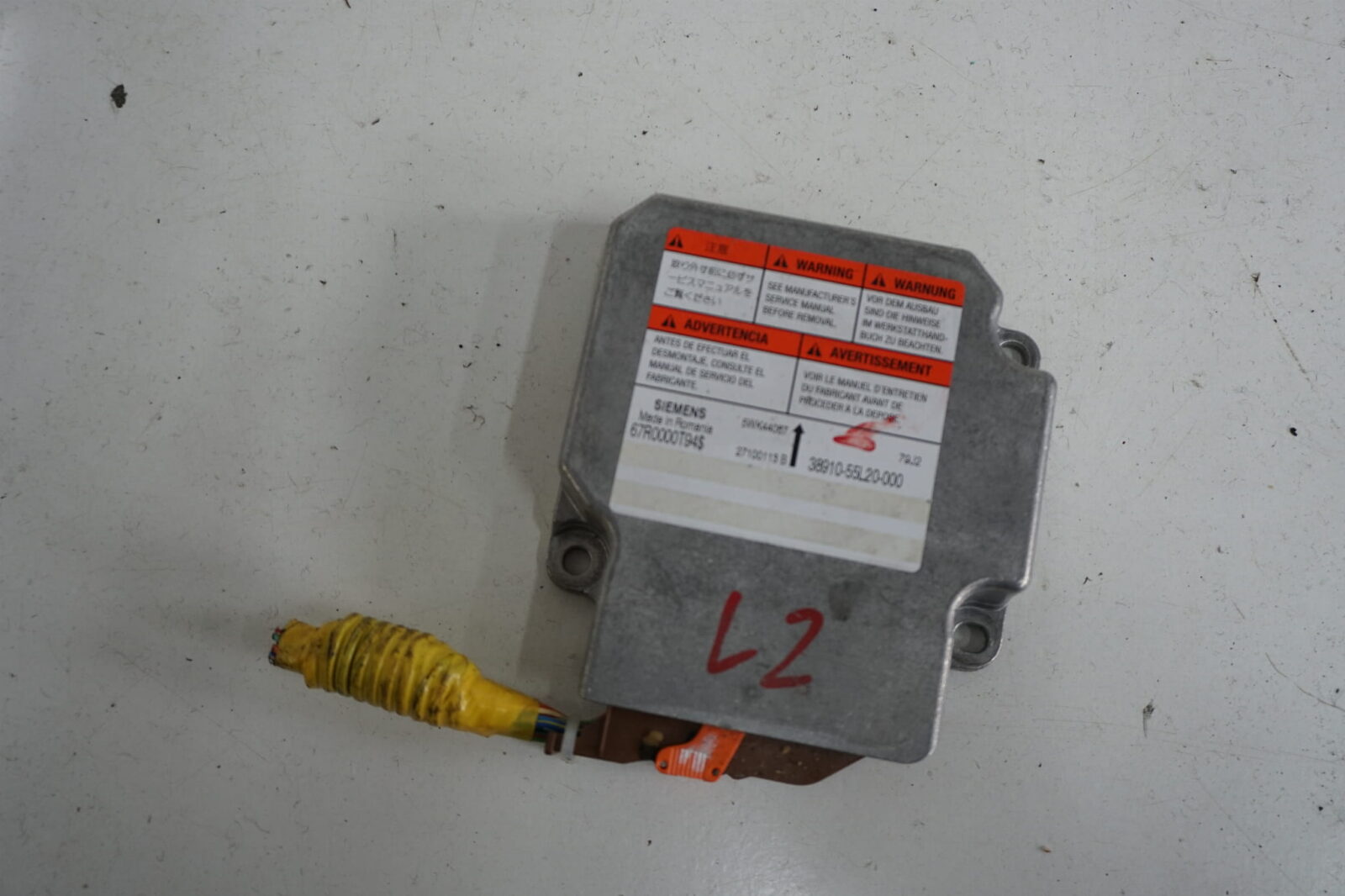Suzuki Sx-4 2010r Moduł Sensor Sterownik Airbag 38910-55l20-000