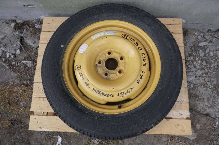 Honda Cr-V III Koło Dojazdowe 17 5x114.3 T155/90d17 Et48-52 Nr.37