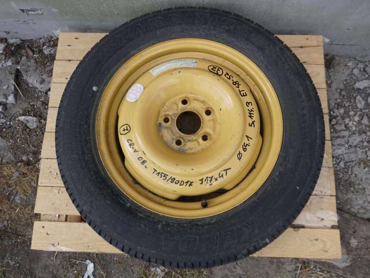 Honda Cr-V III Koło Dojazdowe 17 5x114.3 T155/90d17 Et48-52 Nr.37