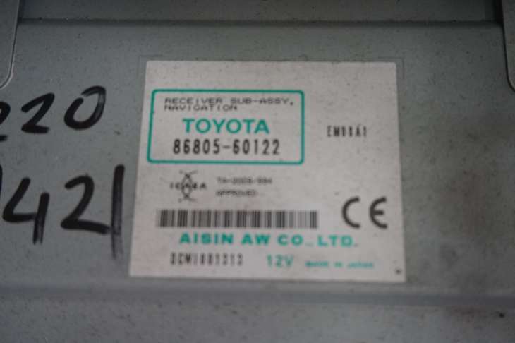 LEXUS IS220 IS250 LIFT NAWIGACJA RADIO RADIOOTWARZACZ 86431-53341 86805-60122 - Image 5