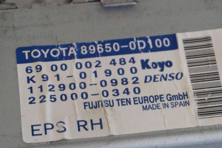 Toyota Yaris II Kolumna Kierownicza 45200-0d080 89650-0d100 Nr.110 - Image 7