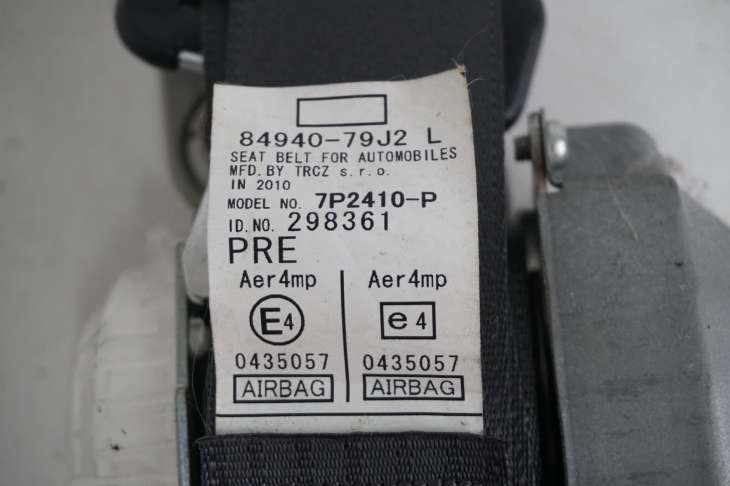 Suzuki Sx4 2011r Pas Bezpieczeństwa Lewy Przód 84940-79j2 Numer 121 - Image 3