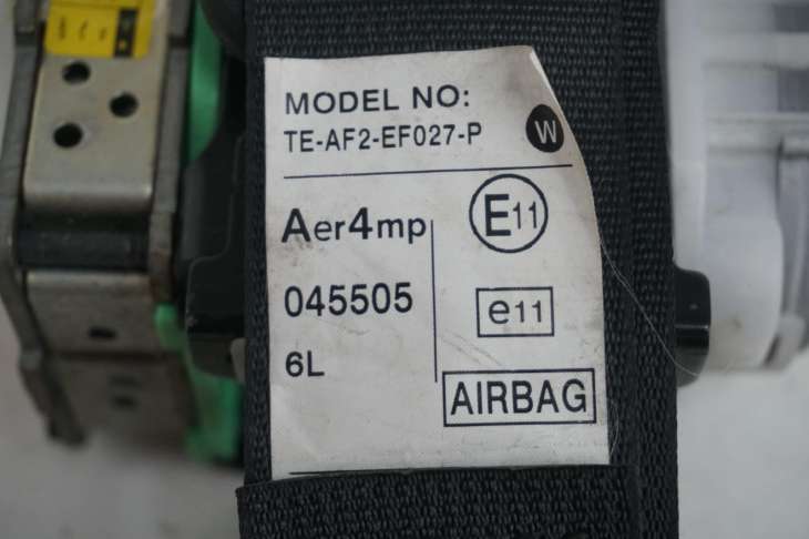 Toyota Yaris II Pas Bezpieczeństwa Lewy Przedni Te-Af2-Ef027-P Numer 110 - Image 3