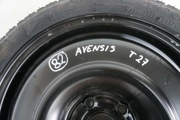 Toyota Avensis T27 Koło Zapasowe Dojazdowe I Zestaw Naprawczy Numer 82 - Image 2