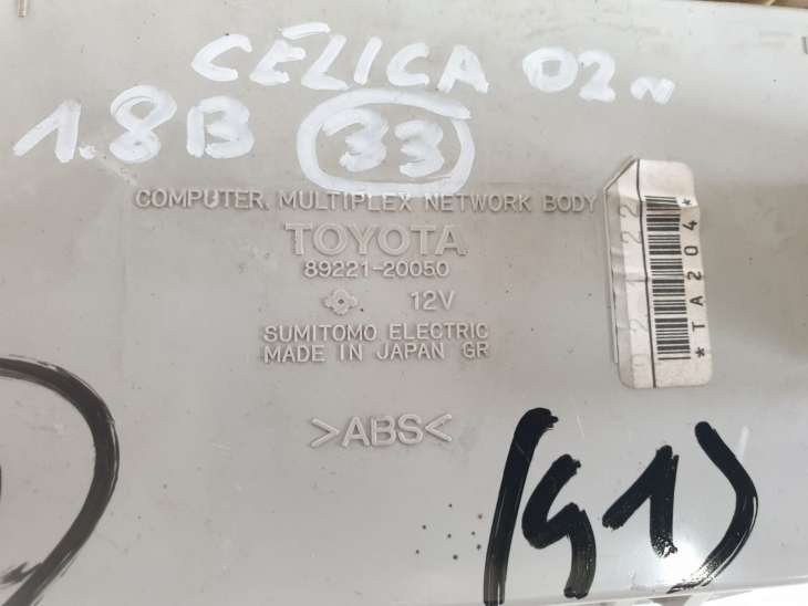 Toyota Celica VII Moduł Bsi Sterownik Skrzynka Bezpieczników 89221-20050 - Image 2