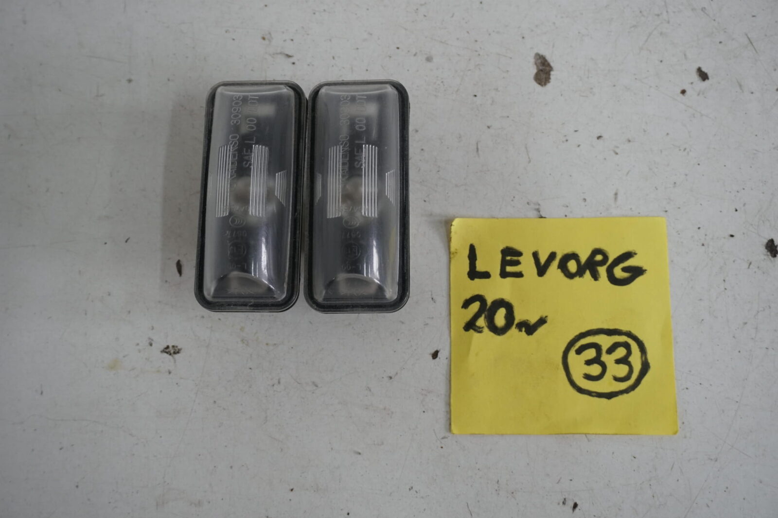 Suabru Levorg Oświetlenie Rejestracji Zderzak Tylny