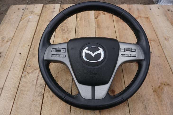 Mazda 6 Gh 2010r Kierownica Skóra Poduszka Powietrzna