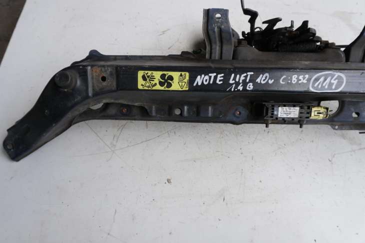Nissan Note E11 2010r Lift Kołor:B52 Pas Przedni Wzmocnienie Zderzaka Czujnik Uderzeniowy 98582-9u00a - Image 5