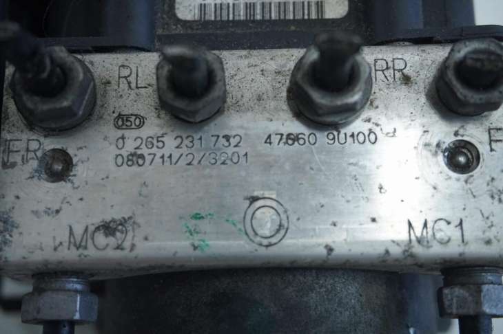 Nissan Note E11 Sterownik Abs 476609u100 Nr.52 476609u100 0265800518 0265231732 47660-9u100 - Image 3
