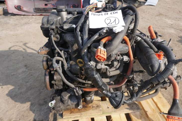 Toyota Prius II Kompletny Silnik 1.5b 1nzfxe ; 1900021801 SKRZYNIA