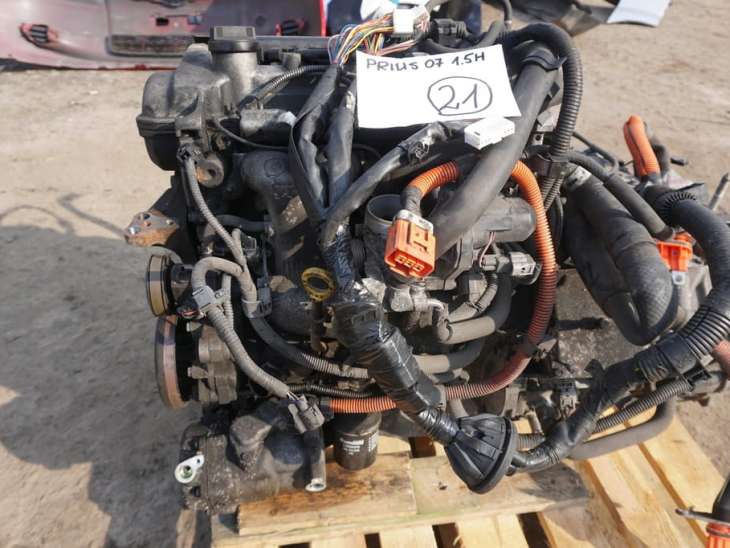 Toyota Prius II Kompletny Silnik 1.5b 1nzfxe ; 1900021801 SKRZYNIA