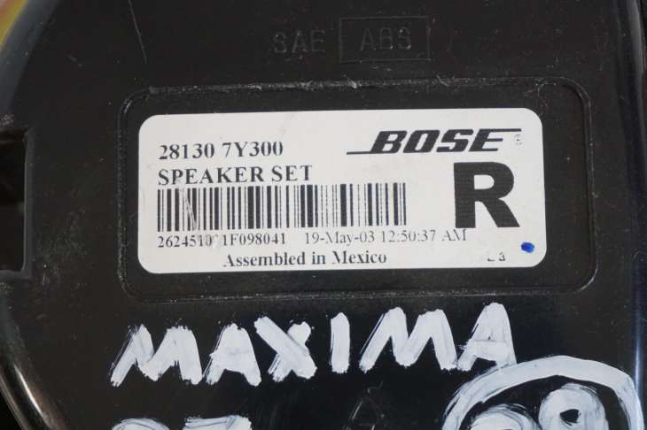 Nissan Maxima Głośnik Bose 281307Y300 - Image 3