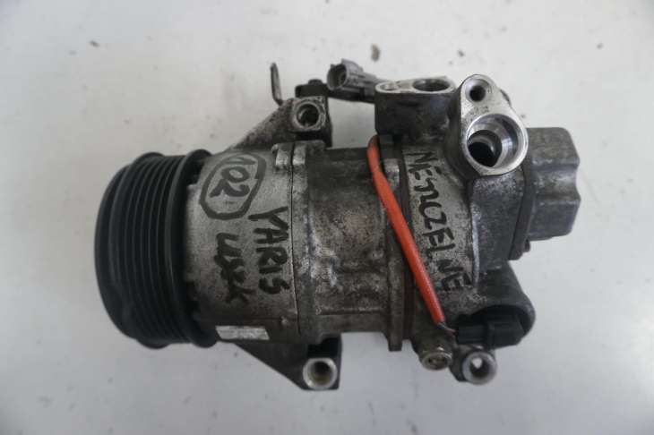 Toyota Yaris II Kompresor Klimatyzacji 447260-2331 5ser09c Nr.102 USZKODZONY NIESZCZELNY