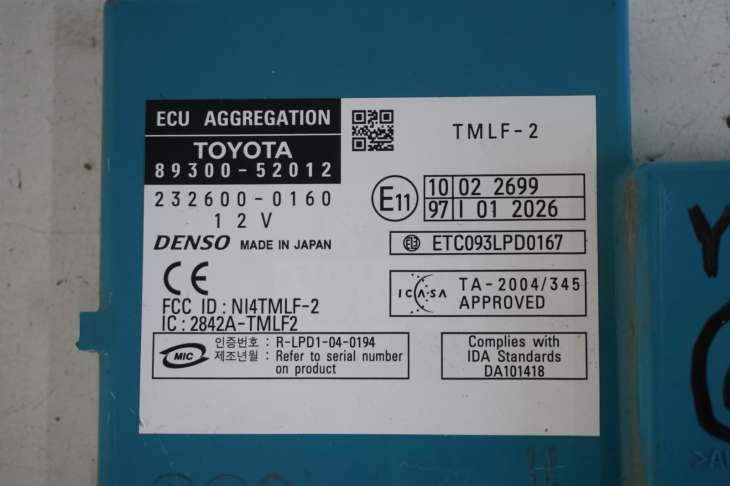 Toyota Yaris II Moduł 89300-52012 - Image 2