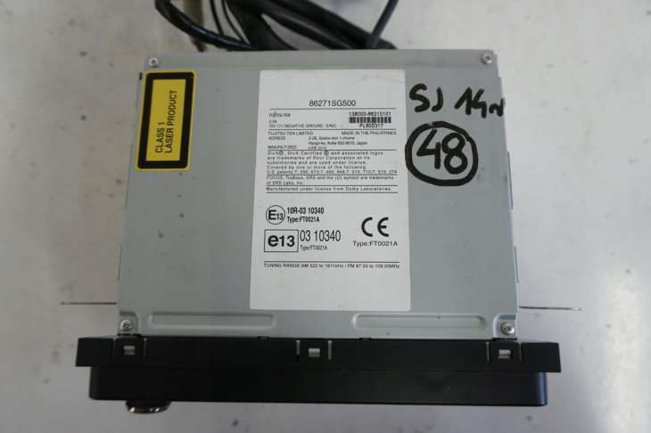 Subaru Forester IV Sj Nawigacja Gps Radioodtwarzacz 86271sg500 86277sg000 - Image 3