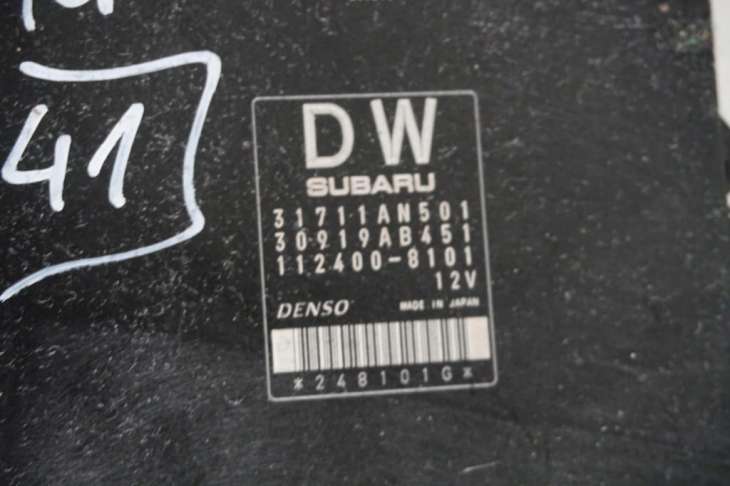 Subaru Forester Sh 2.0b Sterownik Skrzyni Biegów Automatycznej 31711an501 - Image 2