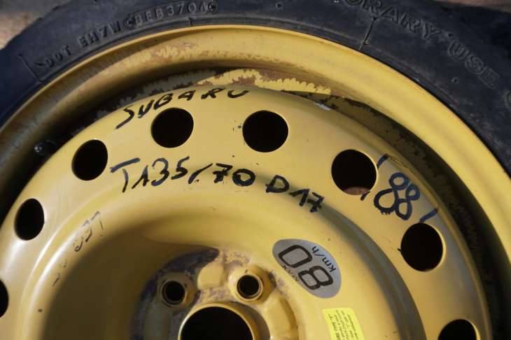 Subaru Impreza Wrx Legacy Koło Dojazdowe 17 T135/70d17 Nr.88 - obrazek 2