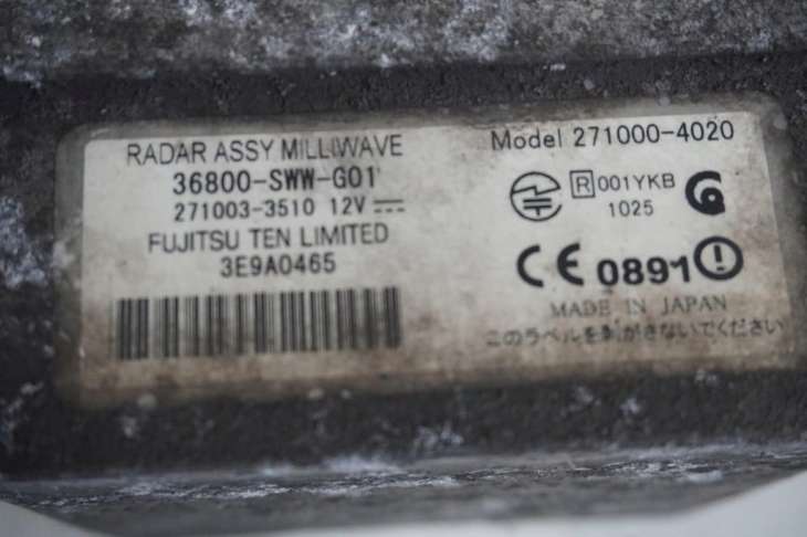 Honda Cr-V III Radar 36800-Sww-G01 - Image 4
