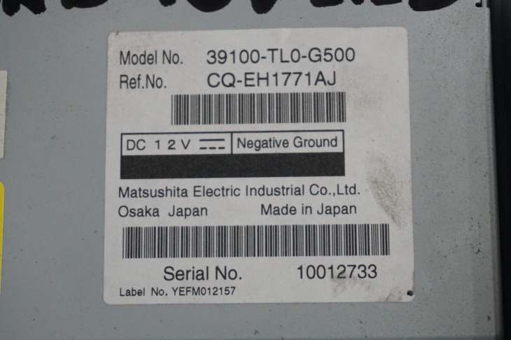 Honda Accord VIII Zmieniarka Cd 39100-Tl0-G500 - Image 3
