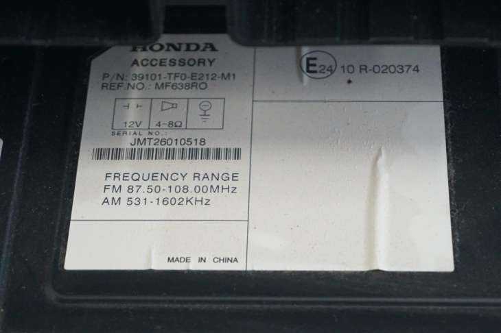 Honda Jazz III Radioodtwarzacz 39101-Tfd-E212-M1 - Image 3