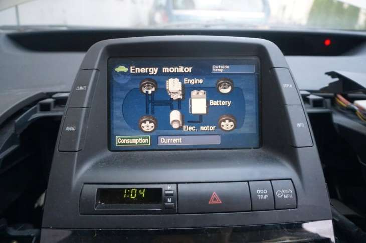 Toyota Prius II Wyświetlacz Nawigacja Gps 86110-47081