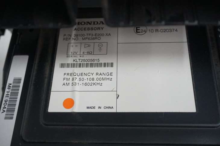 Honda Jazz III Radioodtwarzacz 39100-Th3-E200-Xa - Image 4