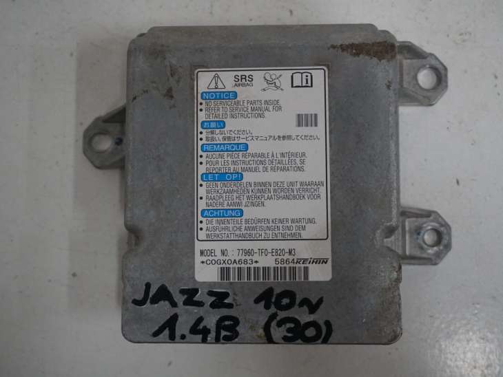 Honda Jazz III Sterownik Poduszek 77960-Tf0-E820-M3