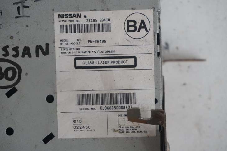 Nissan Navara Panel Radiodtwarzacz Cd/Dvd/Gps 28185eb400 - Image 3