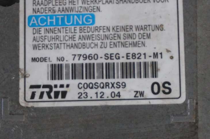 Honda Accord VII Moduł 77960-Seg-E821-M1 - Image 2