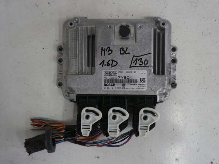 Mazda 3 Bl Komputer Sterownik Silnika 7m61-12a650-Bc 0281015963 1.6d