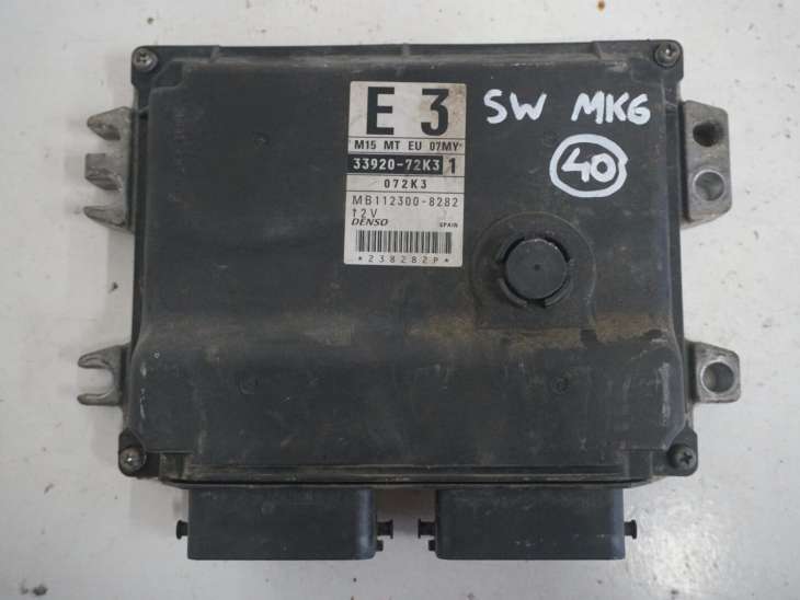 Suzuki Swift Mk6 Sterownik Silnika 33920-72k3 112300-8282