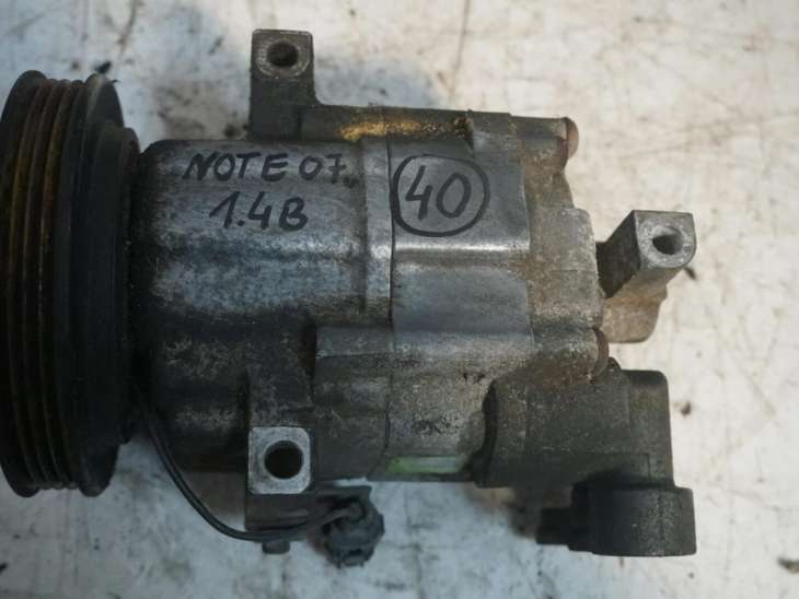 Nissan Note 2007r Kompresor Sprężarka Klimatyzacji 92600ax80a 506021-7400