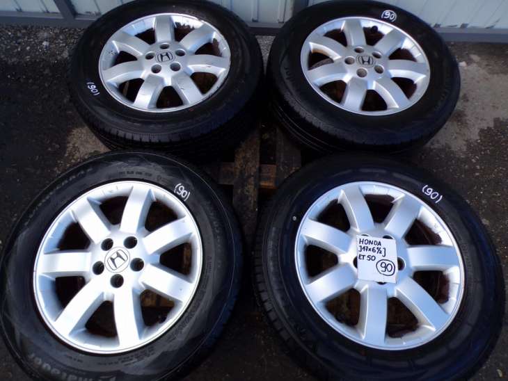 Honda Cr-V I II III Hr-V Cr-Z Fr-V CIVIc IX Accord Felgi Aluminiowe 17x6,5 5x114.3 Et:50