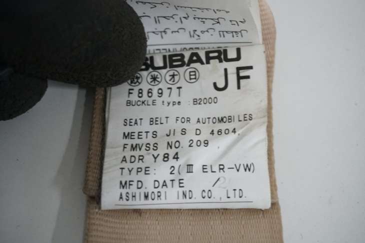 Subaru Forester II Sg 2.5tb Komplet Pasów Bezpieczeństwa Tył F8697t F8699t F8699b - Image 3